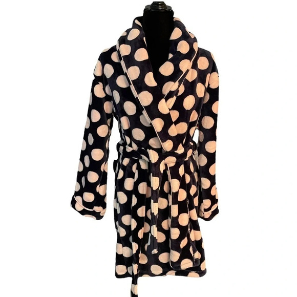 Kate Spade New York Polka Dot Chenille Robe - Picture 3 of 8